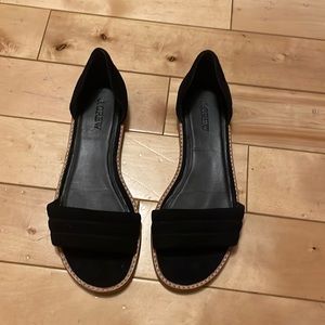 J.Crew suede sandal flats. Size 7